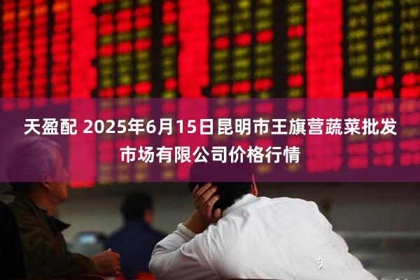 天盈配 2025年6月15日昆明市王旗营蔬菜批发市场有限公司价格行情